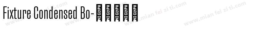 Fixture Condensed Bo字体转换